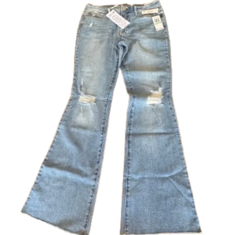Seven7 Women's Jeans Felicity High Rise Slim Flare NWT Size 10! - Picture 2 of 8